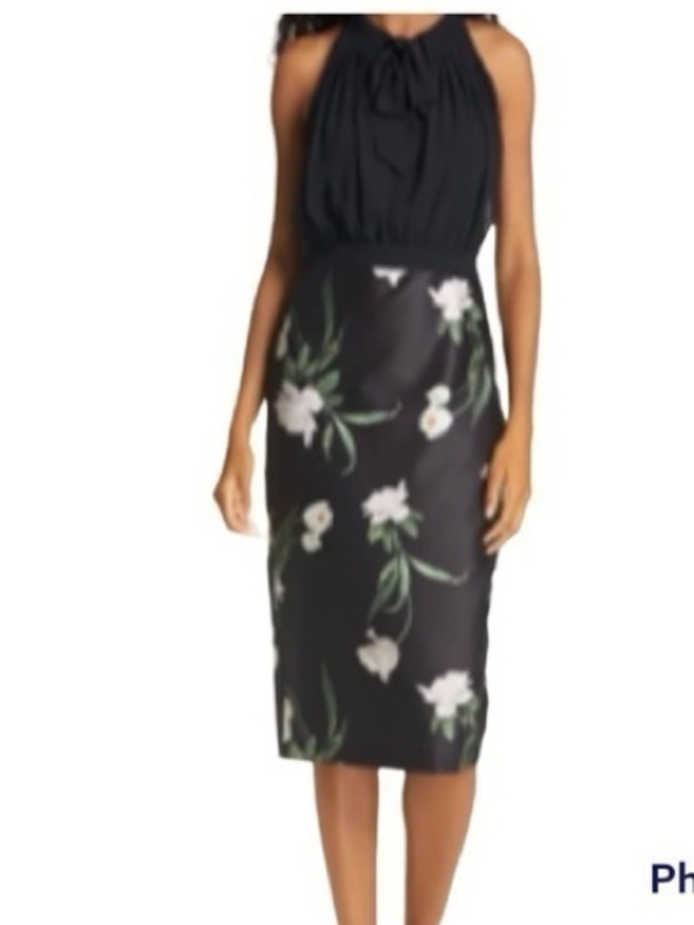 NWT Ted Baker London Elderflower halter neck dress US 12 (brand size 12)